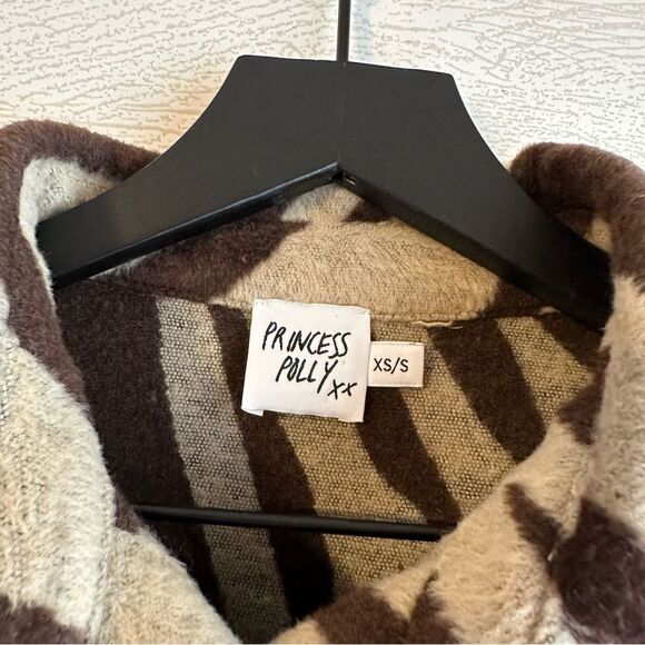 Princess Polly Yasmin Zebra Shacket Animal Print Jacket Size XS/S - Picture 10 of 15